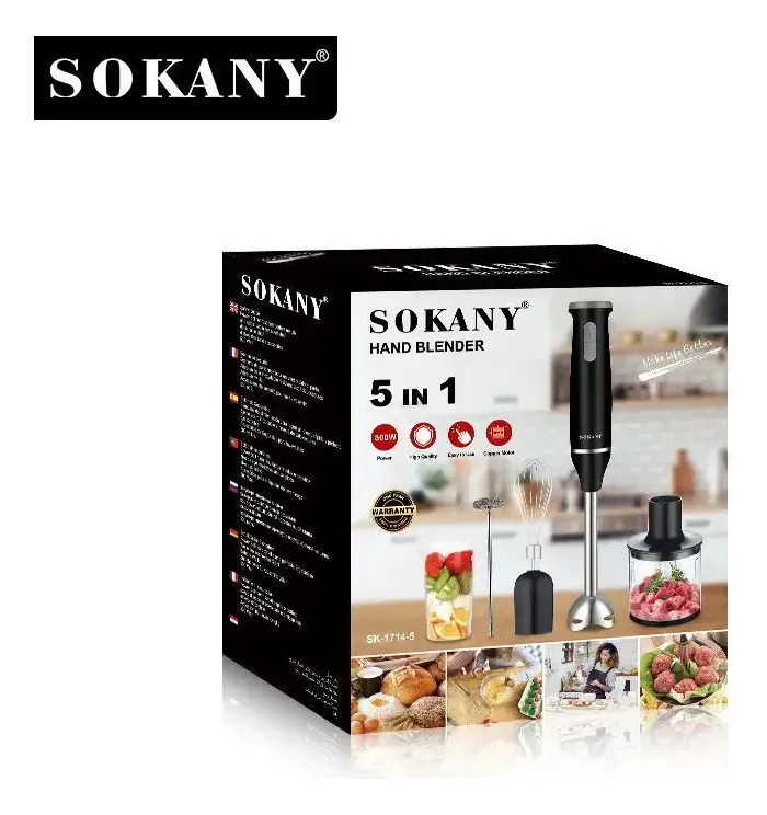 BATIDORA SOKANY 5 EN 1